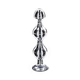 Diamond Star Beads Small – Smooth Aluminium Butt Plug with Jewel Base Default Title > Anal Range > Anal Beads