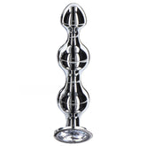Diamond Star Beads Large – Aluminium Butt Plug With Jewel Base Default Title > Anal Range > Anal Beads