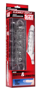 Clearly Ample Penis Enhancer Sheath for Instant Enlargement Clear Clear > Sex Toys For Men > Penis Sleeves