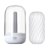 Decor 2 Masturbator Sleeve with UV Sterilization and Heating Unit Clear > Sex Toys For Men > Masturbators > Vibrating