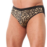 Rimba Animal Print Briefs with Zipper – Men's Nylon Briefs Default Title > Clothes > Mens Briefs