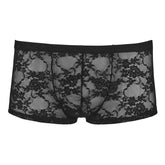 Svenjoyment Lacey Boxer Briefs – Transparent Floral Lace Slim Fit Lingerie > Sexy Briefs > Male