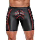 Nek Shorts (Black) – Close-Fitting Stretchy Shorts > Sexy Briefs > Male