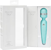 Pillow Talk Cheeky Teal Luxurious Self-Care Wand Blue Green > Sex Toys > Massage Wands