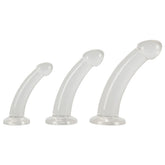 Three Piece Crystal Clear Anal Training Set Default Title > Anal Range > Butt Plug Kits