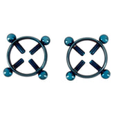 Bad Kitty Blue Moon – Adjustable Stainless Steel Nipple Jewellery Clamp Default Title > Sex Toys > Nipple Clamps