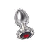 Ass Sation Remote Vibrating Butt Plug Silver Default Title > Anal Range > Vibrating Buttplug
