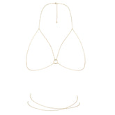 Bijoux Indiscrets Magnifique Bra Chain Gold Default Title > Clothes > Body Jewellery