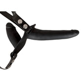 Black Double Dildo Strap On Default Title > Realistic Dildos and Vibes > Strap on Dildo