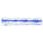 Blue Wavy Glass Dildo Default Title > Sex Toys > Glass