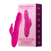 Booster Rabbit Vibrator Pink Wireless Dual-Action Clitoral Toy VIBRATORS-RABBIT