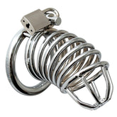 Chrome Chastity Cock Cage Default Title > Bondage Gear > Male Chastity