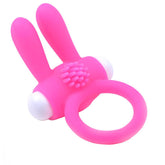 Cock Ring With Rabbit Ears Pink Default Title > Sex Toys For Men > Love Ring Vibrators