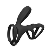 Cockring and Clit Vibrator Black Default Title > Sex Toys For Men > Love Ring Vibrators