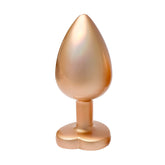 Gleaming Love Pearl Gold Butt Plug Large Default Title > Anal Range > Jewel Butt Plugs