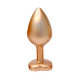 Gleaming Love Pearl Gold Butt Plug Medium Default Title > Anal Range > Jewel Butt Plugs