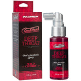 GoodHead Deep Throat Spray 59ml - Wild Cherry Flavor > Lube > Oral Gels & Sprays
