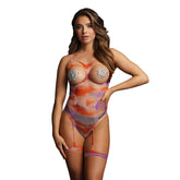Le Desir Bliss Open Cup Strappy Teddy Tie Dye UK 6 to 14 Default Title > Clothes > Bodies and Playsuits