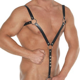 Leather Body Harness Default Title Mens Harnesses