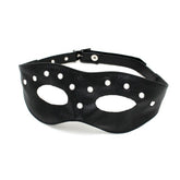 Leather Open Eye Mask With Rivets Default Title > Bondage Gear > Masks