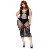 Leg Avenue Dual Strap Halter Dress Plus Size UK 14 to 18 Default Title > Clothes > Plus Size Lingerie
