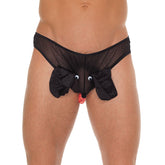 Mens Black Animal Pouch Default Title Mens Costumes