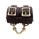 BOUND Nubuck Leather Wrist Restraints – Adjustable Soft Leather Bondage Restraints Default Title > Bondage Gear > Restraints