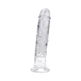 Loving Joy Suction Cup Dildo (Clear) 9.5 Inch Length 2 Inch Diameter – Realistic Dildo > Dildos > Large Dildos