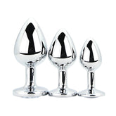 Toosh Metal Butt Plug Set of 3 – Small, Medium, Large Jewelled Base Butt Plugs Default Title > Anal Range > Butt Plug Kits