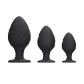 Ouch Silicone Swirled Butt Plug Set – Silicone Butt Plug Set Default Title > Anal Range > Butt Plug Kits