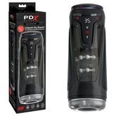 PDX Elite Moto-Bator Pro – USB Rechargeable Auto Stroker with Thrusting, Vibration, and Warming Functions > Sex Toys For Men > Masturbators Premium