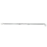 Rimba Adjustable Spreader With Carabine Hooks – Stainless Steel Restraints Default Title > Bondage Gear > Restraints