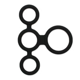 Rimba Quatro – Multi-Ring Cock Ring and Ball Splitter Default Title > Cock Ring > Sets