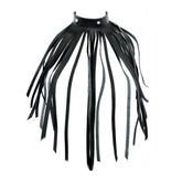 The Red Leather Fringe Collar (Red) – SM Style Necklace Accessory Default Title > Bondage Gear > Collars