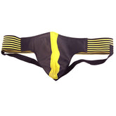 Rouge Garments Jock (Black and Yellow) – Leather Men's Jockstrap > Sexy Briefs > Male