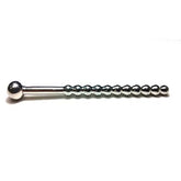 Rouge Stainless Steel Beaded Urethral Sound – Stainless Steel Urethral Sound Silver > Sex Toys For Men > Sounding Rods