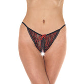 Red And Black Tanga Open Brief For Women Sexy Lingerie Default Title > Sexy Briefs > Female