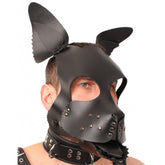 Red Leather Puppy Dog Mask For Adult Play Fetish Use Default Title > Bondage Gear > Masks