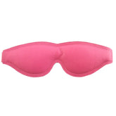Rouge Garments Large Pink Padded Leather Eye Blindfold Default Title Blindfold