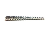 Rouge Stainless Steel Beaded Hollow Urethral Sound 10 Inches > Sex Toys For Men > Sounding Rods