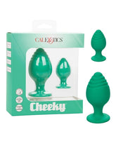 Cheeky Butt Plug Duo (Green) – Playful Butt Plug Set Green Green > Anal Range > Butt Plug Kits