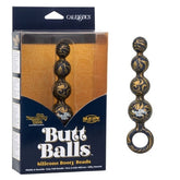 Naughty Bits Butt Balls – Silicone Booty Beads 4.5" Insertable 5 inches Black > Anal Range > Anal Beads