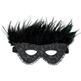 Satin Look Feather Mask Default Title Masks