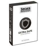 Secura Condoms 48 Pack Extra Safe Default Title > Condoms > Safe and Strong