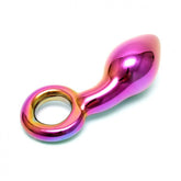 Sensual Multicolored Glass Kaleigh Dildo With Rainbow Hue Default Title > Sex Toys > Glass