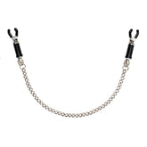 Silver Nipple Clamps With Chain Default Title > Bondage Gear > Nipple Clamps
