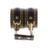 Taboom Vogue Studded Ankle Cuff Set With Gold Studs Default Title > Bondage Gear > Restraints