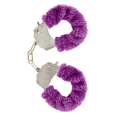 ToyJoy Purple Plush Furry Wrist Cuffs With Safety Keys Default Title > Bondage Gear > Handcuffs