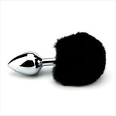 Furry Fantasy Black Bunny Tail – Teardrop Metal Butt Plug Default Title Tails