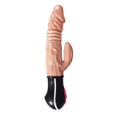 Realistic Warming and Thrusting Vibrator – Dual Motor 9.5 Inch Dildo Default Title > Vibrators > Ladies > Rabbit Multi